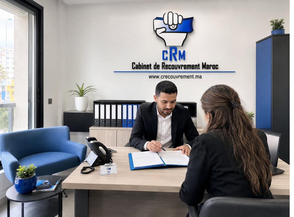 استشارة مهنية بمكتب CRM المغرب حول ملف استخلاص دين.